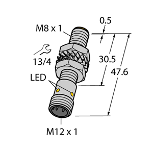 德国TURCK图尔克电感式传感器BI2-M08-VP6X-H1341
