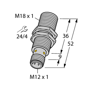 德国TURCK图尔克电感式传感器BI8U-EM18WD-AP6X-H1141