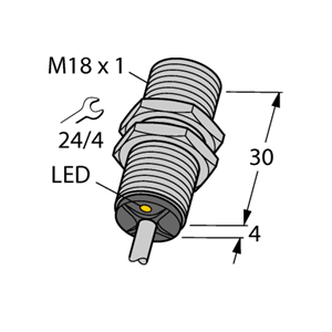 德国TURCK图尔克电感式传感器BI5-G18K-AP6X