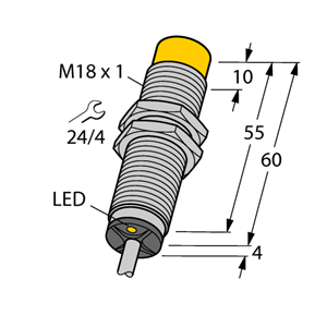 德国TURCK图尔克电感式传感器NI8-M18-AZ3X