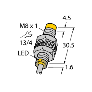 德国TURCK图尔克电感式传感器NI5-M08-AP6X