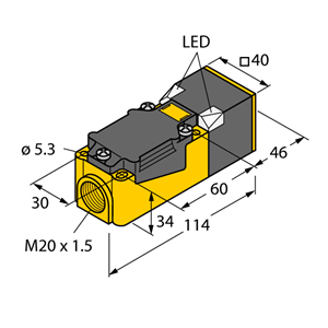 德国TURCK图尔克电感式传感器BI15U-CP40-AP6X2