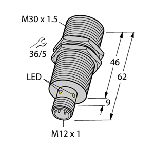 德国TURCK图尔克电感式传感器BI15U-EM30WD-AP6X-H1141