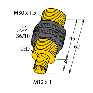 德国TURCK图尔克电感式传感器NI20U-S30-AP6X-H1141