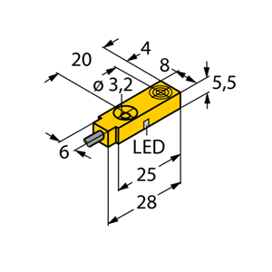 德国TURCK图尔克电感式传感器NI3.5-Q5.5-AP6X