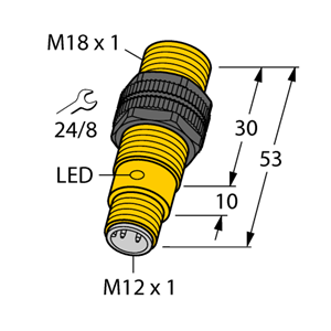 德国TURCK图尔克电感式传感器NI8-S18-AP6X-H1141