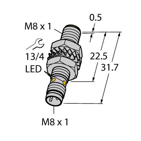 德国TURCK图尔克电感式传感器BI3-M08K-AP6X-V1131
