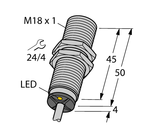 德国TURCK图尔克电感式传感器BI8-M18-AN6X