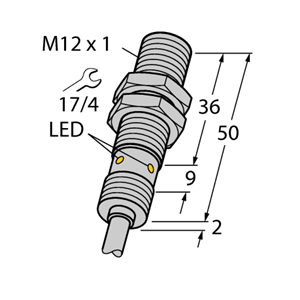 德国TURCK图尔克电感式传感器BI4U-EM12WD-AP6X