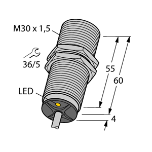 德国TURCK图尔克电感式传感器BI10-M30-AP6X