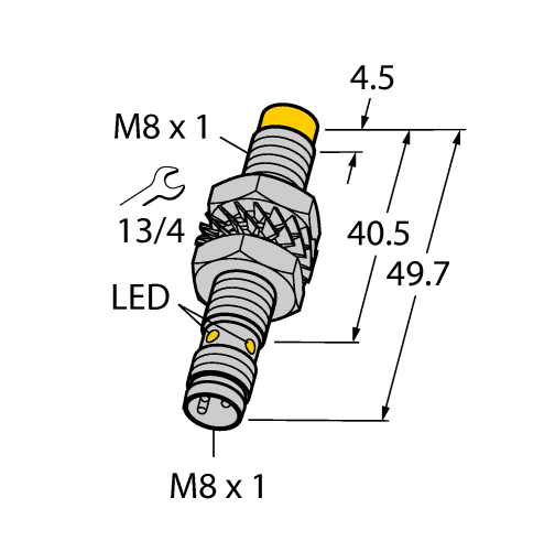 德国TURCK图尔克电感式传感器NI5-M08E-AP6X-V1131