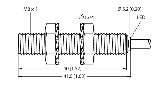 德国TURCK图尔克电感式传感器BI2-EG08-AP6X/S100