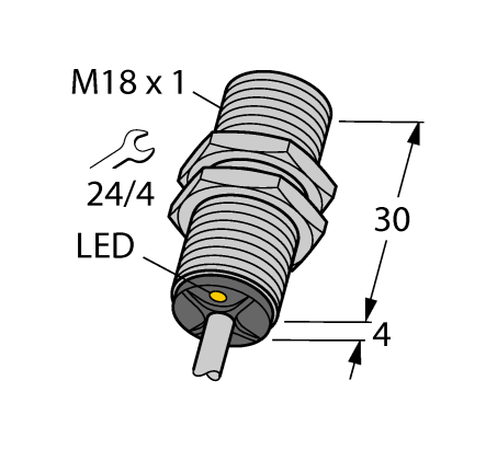 德国TURCK图尔克电感式传感器BI5-G18-Y1X