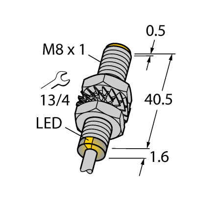德国TURCK图尔克电感式传感器BI2-M08E-AP6X