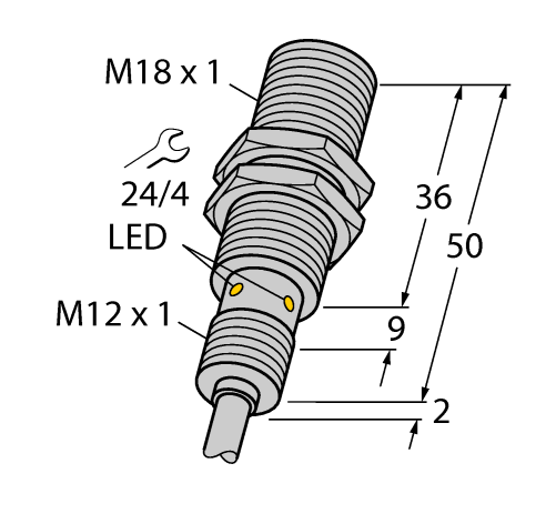 德国TURCK图尔克电感式传感器BI8U-EM18WD-AP6X