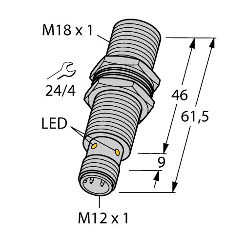 德国TURCK图尔克电感式传感器BI8U-M18M-VP6X-H1141