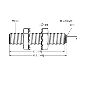 德国TURCK图尔克电感式传感器BI2-EG08-AP6X/S100