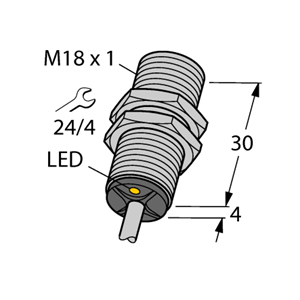 德国TURCK图尔克电感式传感器BI5-G18-Y1X