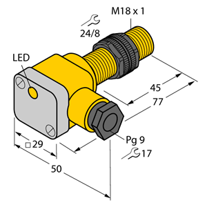 德国TURCK图尔克电感式传感器NI10-P18SK-AP6X