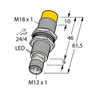 德国TURCK图尔克电感式传感器NI15U-M18M-VP6X-H1141