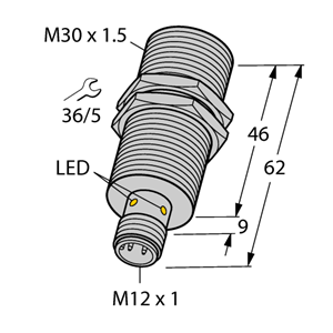 德国TURCK图尔克电感式传感器BI15-EM30-AP45XLD-H1141