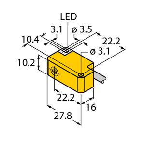 德国TURCK图尔克电感式传感器BI2-Q10S-AP6X