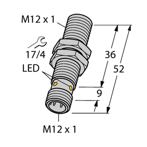德国TURCK图尔克电感式传感器BI4U-EM12WD-VP6X-H1141