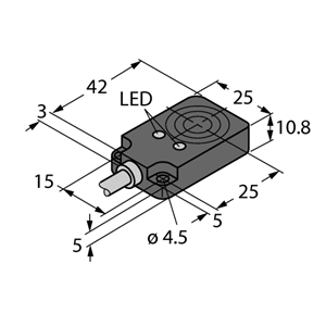 德国TURCK图尔克电感式传感器BI8U-Q10-AP6X2