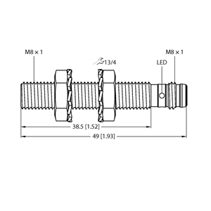 德国TURCK图尔克电感式传感器BI1.5-EG08-AP6X-V1131
