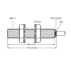 德国TURCK图尔克电感式传感器BI1.5-EG08-AP6X