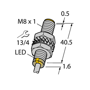 德国TURCK图尔克电感式传感器BI2-M08E-AP6X