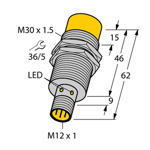 德国TURCK图尔克电感式传感器NI30U-EM30-AP6X-H1141