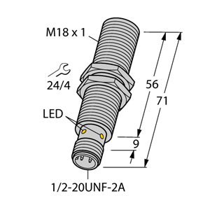 德国TURCK图尔克电感式传感器BI5U-G18-ADZ30X2-B3331