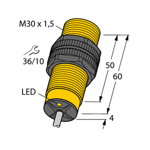 德国TURCK图尔克电感式传感器BI10-S30-AP6X