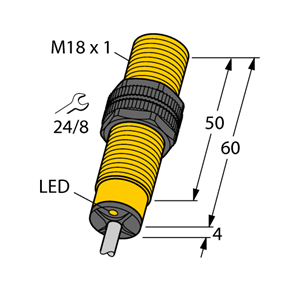 德国TURCK图尔克电感式传感器BI5-S18-AP6X