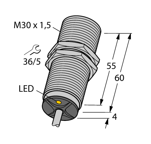 德国TURCK图尔克电感式传感器BI10-M30-ADZ3X