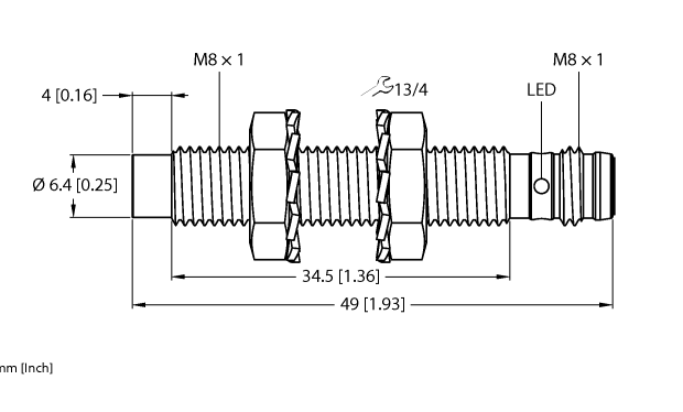 德国TURCK图尔克电感式传感器BI2-EG08-AN6X-V1131