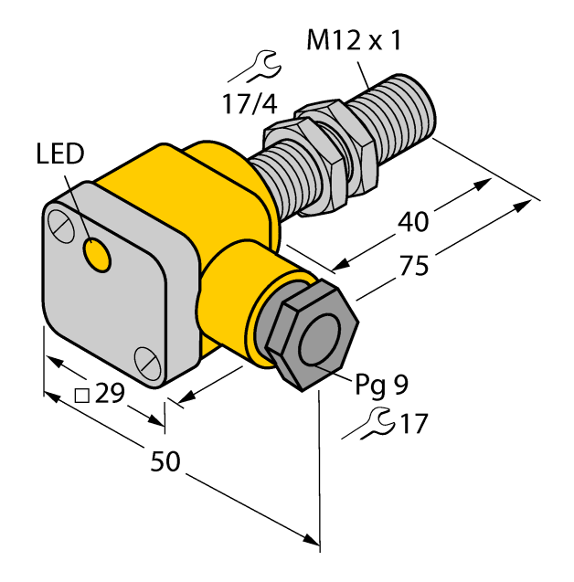 德国TURCK图尔克电感式传感器BI3U-EG12SK-AP6X
