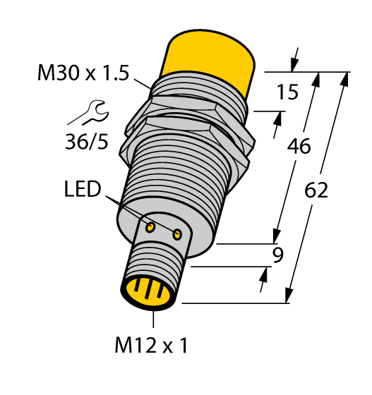 德国TURCK图尔克电感式传感器NI20U-M30-VP4X-H1141