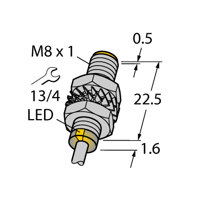 德国TURCK图尔克电感式传感器BI2-M08K-AP6X