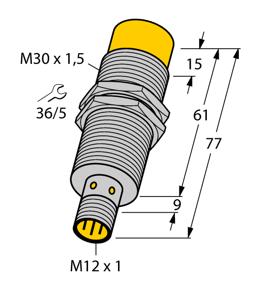 德国TURCK图尔克电感式传感器NI15-M30E-LIU-H1141