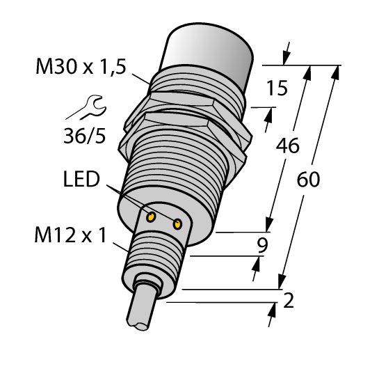 德国TURCK图尔克电感式传感器NI30U-EM30WD-AP6X