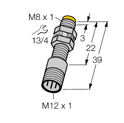 德国TURCK图尔克电感式传感器NI3-EG08K-Y1-H1341