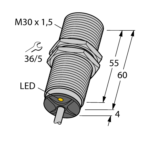 德国TURCK图尔克电感式传感器BI10U-M30-AP6X