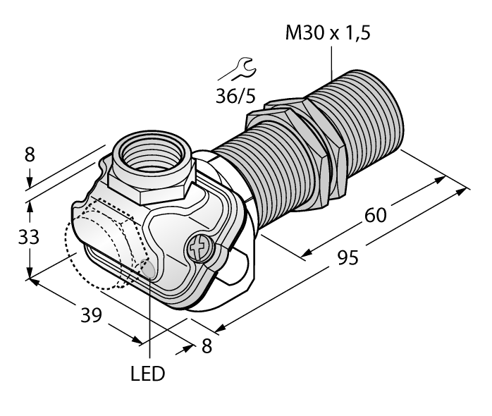 德国TURCK图尔克电感式传感器BI15U-EM30WDTC-AP6X
