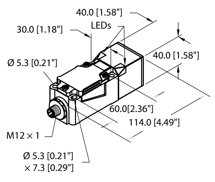 德国TURCK图尔克电感式传感器BI15U-CP40-AP6X2-H1141