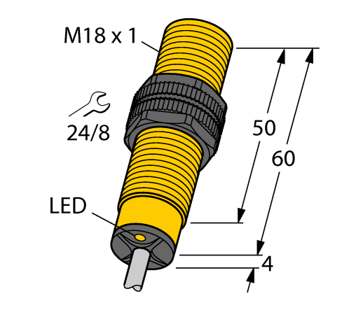 德国TURCK图尔克电感式传感器NI8-S18-AZ3X/S100