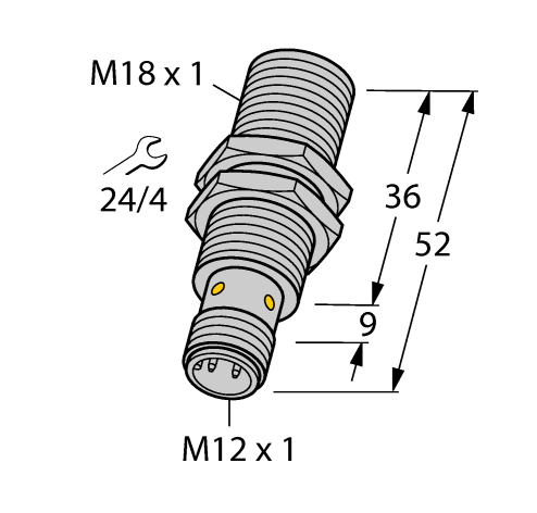 德国TURCK图尔克电感式传感器BI8U-EM18WD-VP6X-H1141