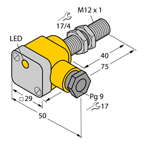 德国TURCK图尔克电感式传感器BI3U-EG12SK-AP6X