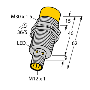德国TURCK图尔克电感式传感器NI20U-M30-VP4X-H1141